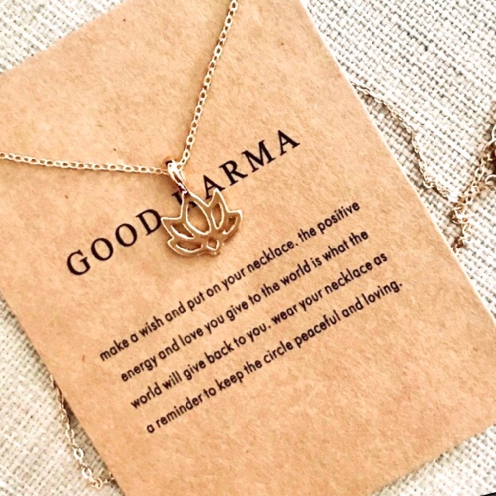 ⚡️2 for $15 GOOD KARMA Dainty Gold Tone Necklace - Picture 3 of 3